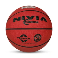 KD Nivia Rubber Europa Basketball, Size 3 [Assorted Color] Pack of 2