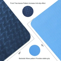 KD Yoga Mat Exercise Mats Dual Color 6mm TPE Non-Slip Extra Thick High-Density Eco Friendly for Yoga Workout Pilates Yoga Mats for Women And Men, Assorted Color - Product Dimensions	72"L x 24"W