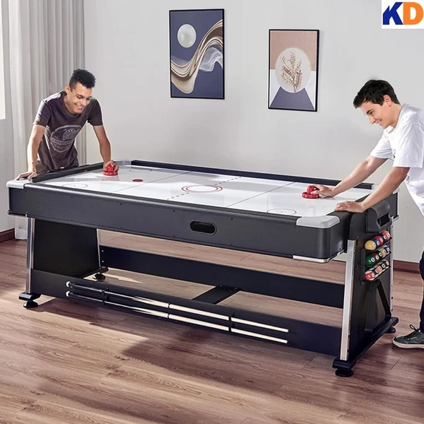 KD Sports 3 in 1 Game Room Table Pool Air Hockey TT Table & Dining Table