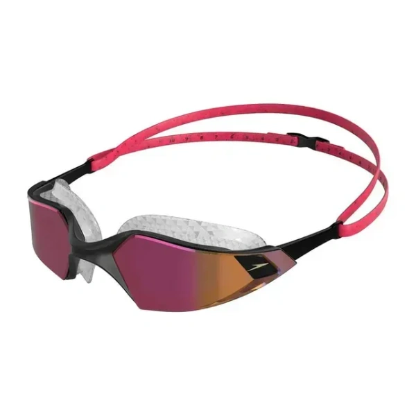 KD Speedo Aquapulse Pro Mirror For Unisex-Adult (Size: 1Sz,Color: Red/Gold)