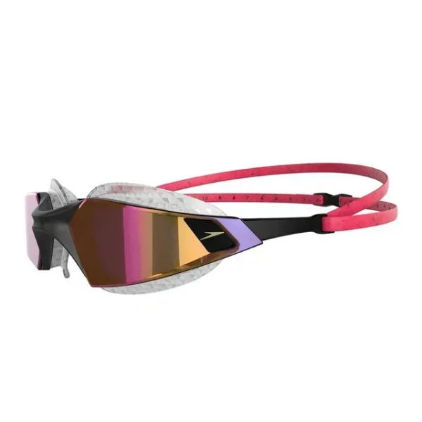 KD Speedo Aquapulse Pro Mirror For Unisex-Adult (Size: 1Sz,Color: Red/Gold)