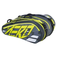 KD Babolat 751221-370 RHX 12 Pure Aero Rafa Tennis Bag, Grey/Yellow/White