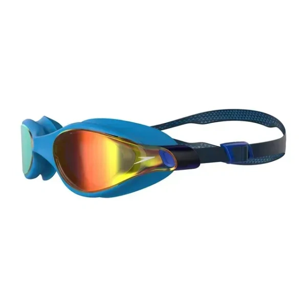 KD Speedo Vue Mirror For Unisex-Adult (Size: 1Sz,Color: Blue/Gold)