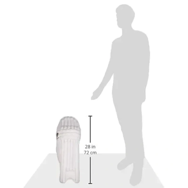 KD SG Test White LH Batting Leg guards ,White