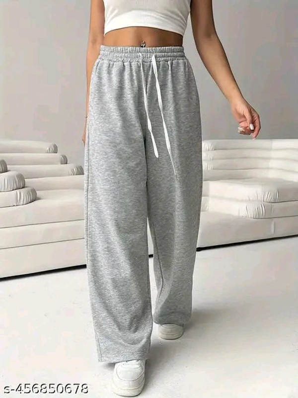 Womens sport and active wide leg jogger pant