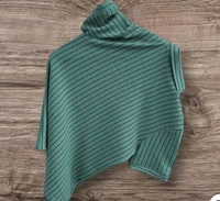 styylloft fashion's styylloft's new trendy striped polo neck t-shirt men's - Green, m