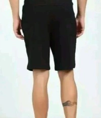 Styylloft Fashion's Styylloft men's 3 stripe short  - Black, 34