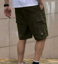 styylloft fashion's  Styyloft men's cargo short  - olive, 30
