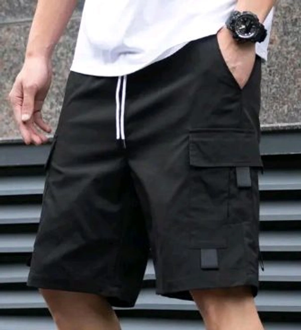 styylloft fashion's  Styyloft men's cargo short  - Black, 34