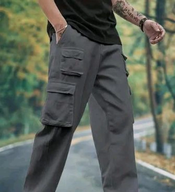 styylloft fashion's  styylloft men's cargo trouser  - Gray, 36
