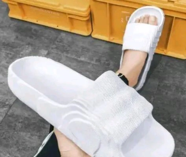 Styylloft Fashion's  Styylloft white men's sliper's  - White, IND-9