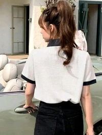 Styylloft Fashion's styylloft's: women's polot-shirt   - White, l