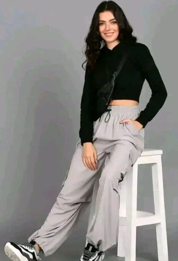 Styylloft Fashion's  Styylloft's: women's  stylish and comfortable jogger - Gray, m