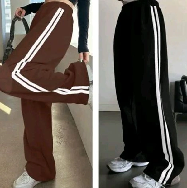 Styylloft Fashion's Styylloft's: Women's Black And Brown  White Patti Trouser  - l