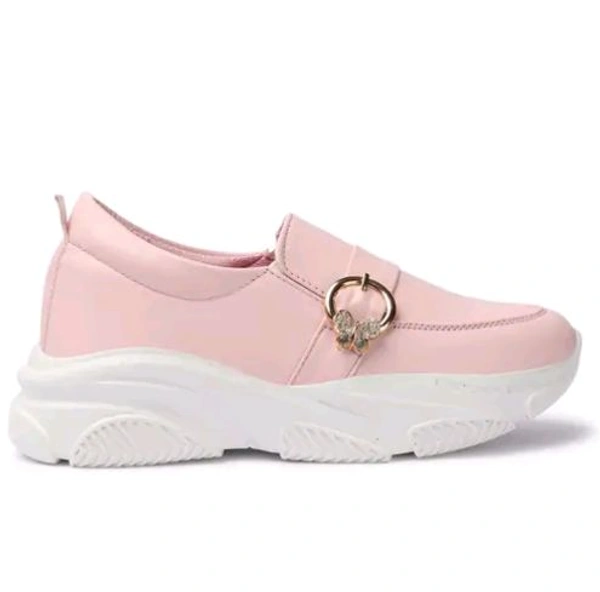 Styylloft Fashion's  Styylloft's: Women's Loafer Light Waight Shoes - Pink, IND-7