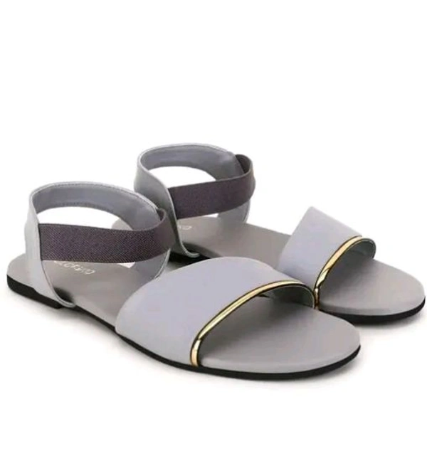 Styylloft Fashion's  Styylloft's: Women's Flat's|| women's  flipflops|| - Gray, IND-5