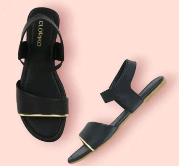 Styylloft Fashion's  Styylloft's: Women's Flat's|| women's  flipflops|| - Black, IND-6