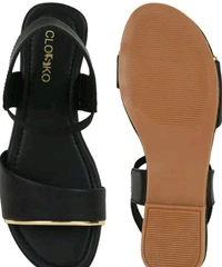 Styylloft Fashion's  Styylloft's: Women's Flat's|| women's  flipflops|| - Black, IND-6