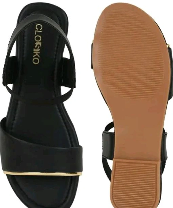 Styylloft Fashion's  Styylloft's: Women's Flat's|| women's  flipflops|| - Black, IND-6