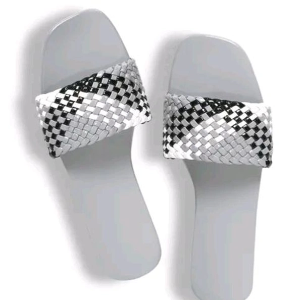 Styylloft Fashion's  Styylloft's: Women's Stylish Slippers Flats  - Gray, IND-7