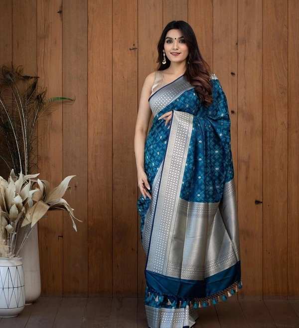 LICHI SILK SAREE - 1