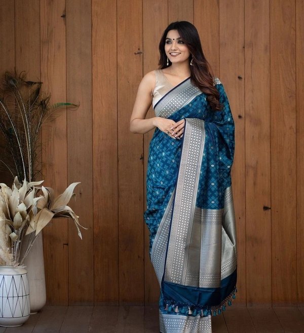 LICHI SILK SAREE - 1