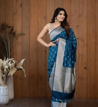 LICHI SILK SAREE - 1