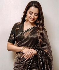  Pure Soft Orgenza Pure weave Gold Zari saree - 1
