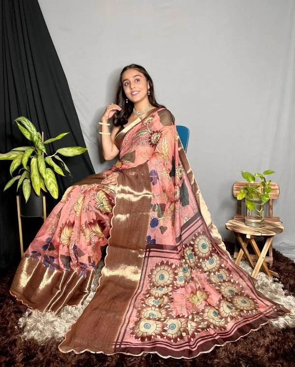 soft organza sarees - 6