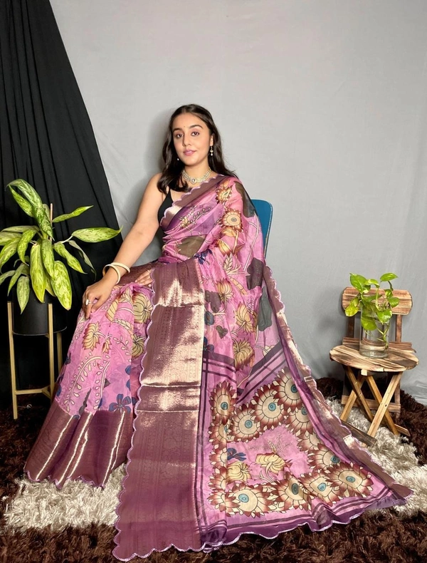 soft organza sarees - 6