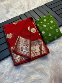 Viscose Georgette Saree  - 3