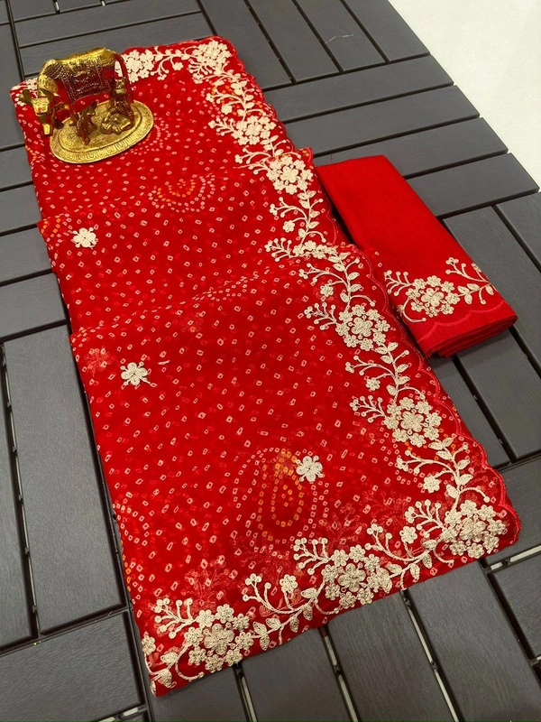 Pita Work Saree