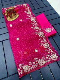 Pita Work Saree