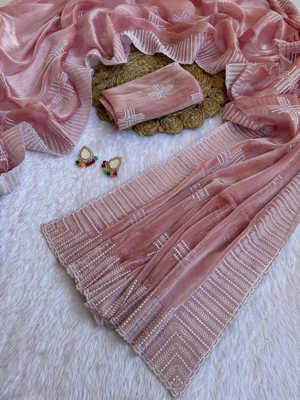SAREE PURE JIMI CHU SILK SAREE 