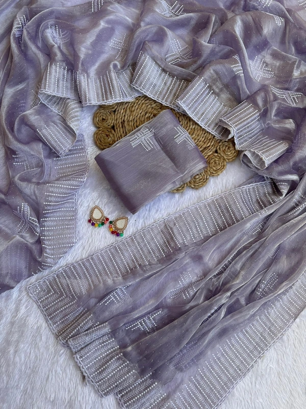 SAREE PURE JIMI CHU SILK SAREE 