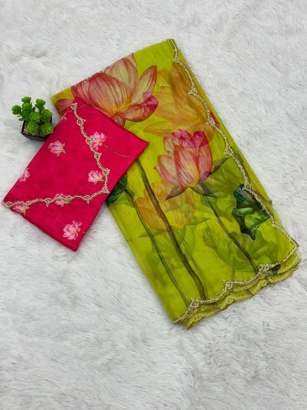 Soft Organza  SAREE