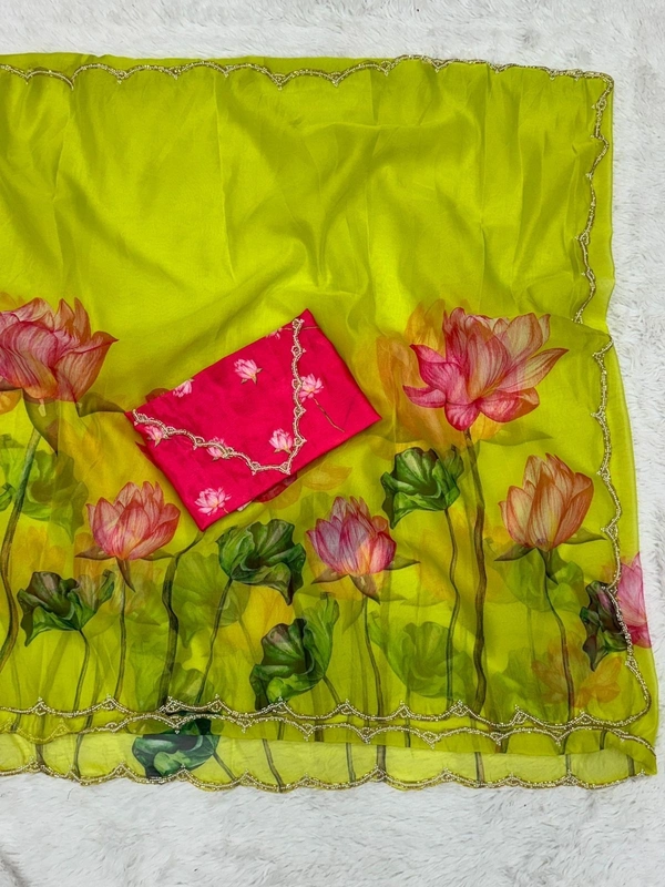 Soft Organza  SAREE