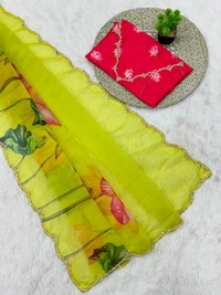 Soft Organza  SAREE