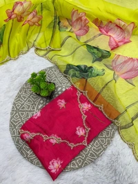 Soft Organza  SAREE