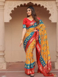 Dola Silk SAREE - 5.5 meter, 1