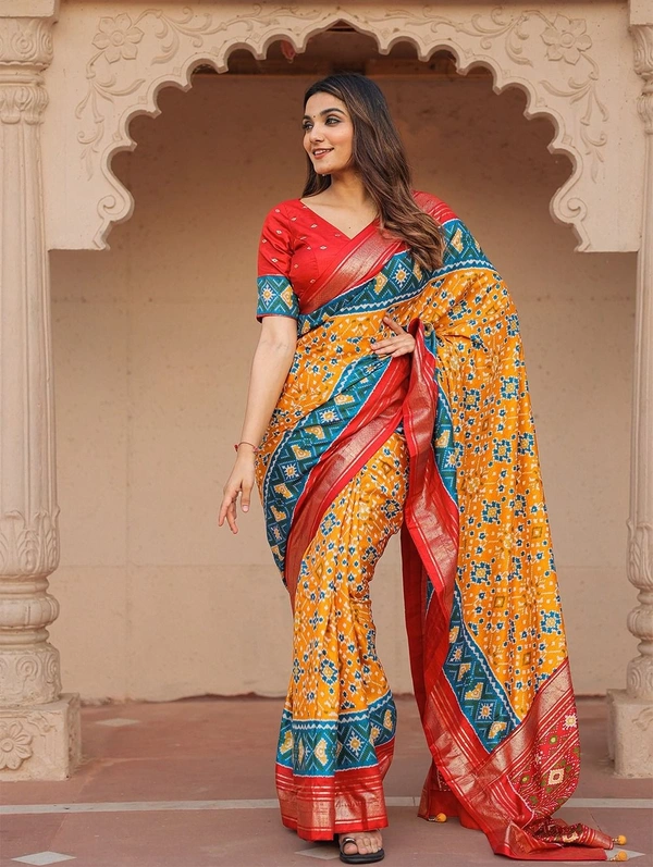 Dola Silk SAREE - 5.5 meter, 1