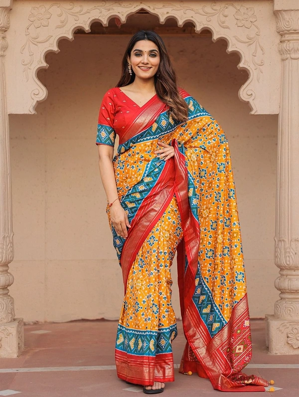 Dola Silk SAREE - 5.5 meter, 1