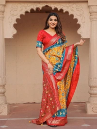 Dola Silk SAREE - 5.5 meter, 1