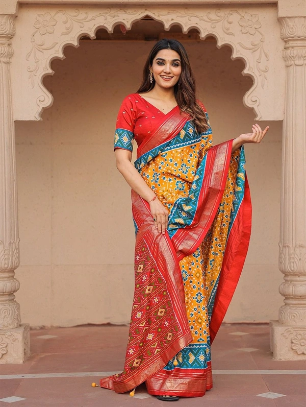 Dola Silk SAREE - 5.5 meter, 1