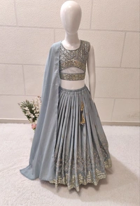 Stitched Lahenga -Blouse with Dupatta