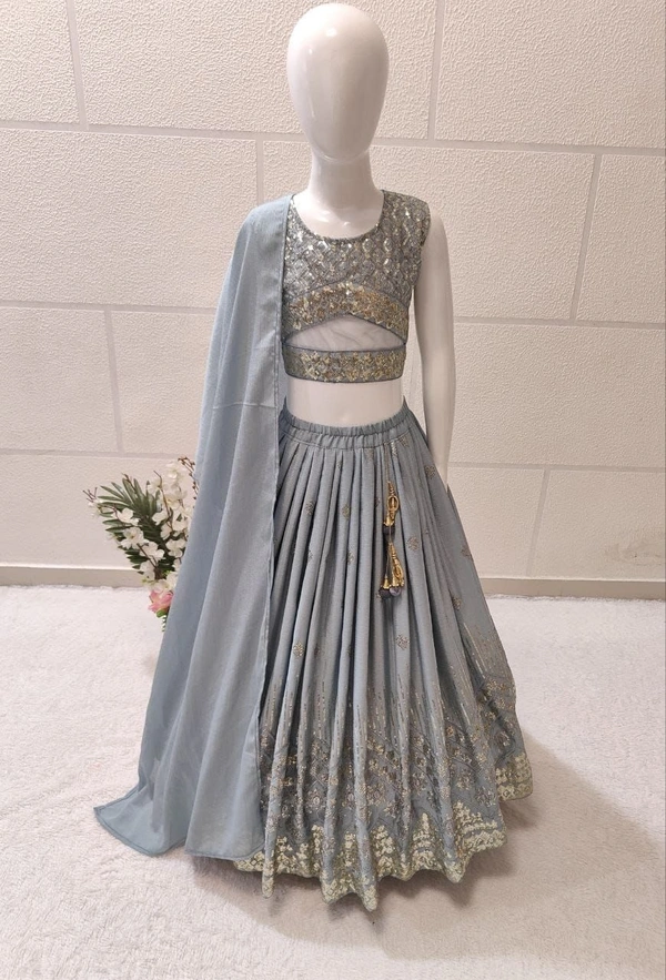 Stitched Lahenga -Blouse with Dupatta