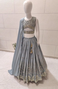 Stitched Lahenga -Blouse with Dupatta