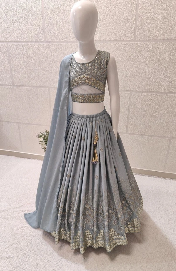 Stitched Lahenga -Blouse with Dupatta