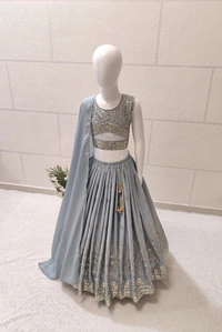 Stitched Lahenga -Blouse with Dupatta