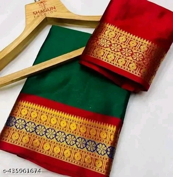 Cotton Silk Sarees - Free Size (Saree Length Size: 5.5 m, Blouse Length Size: 0.8 m), 8